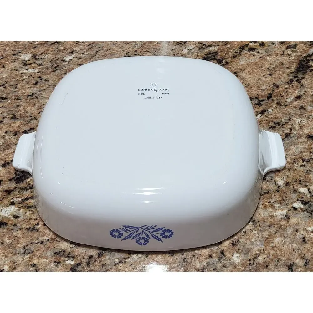 Vintage 9 Inch Corning Ware Casserole P-9-B Blue Cornflower NO LID